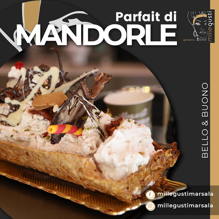 Il #parfait di  #mandorle è una sorta di semifreddo alle mandorle, goloso, fresco e avvolgente 😋