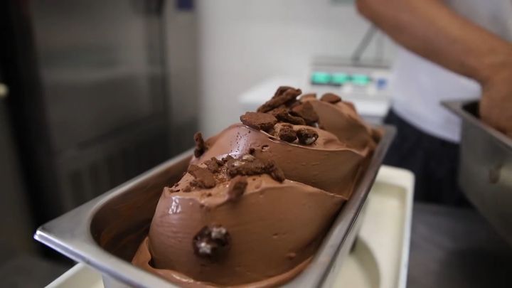 Ecco la preparazione del nostro gelato Pan di Stelle!  🍨