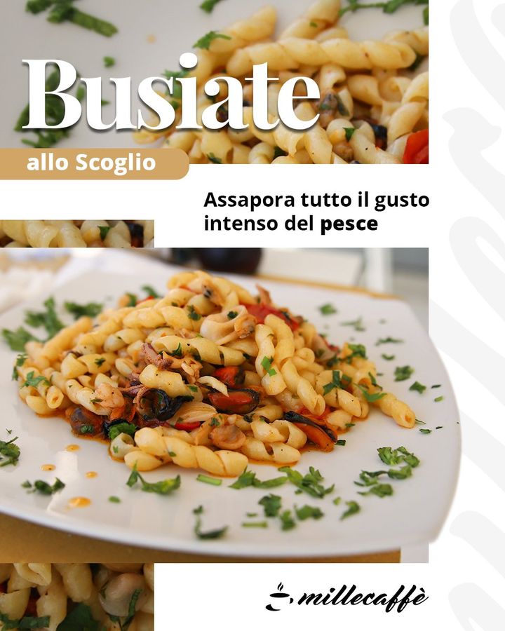 Assapora tutto il gusto intenso del pesce!

Le nostre #busiate allo