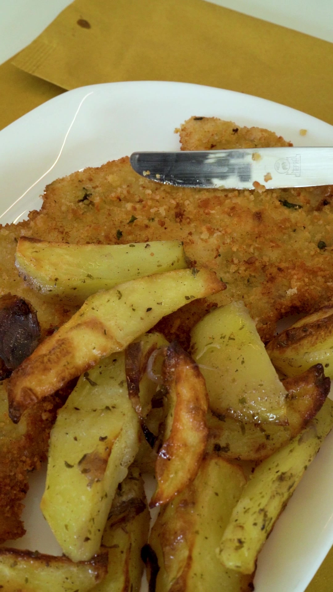 Cotoletta con patate al forno 😋🍽

Per tutti gli amanti della